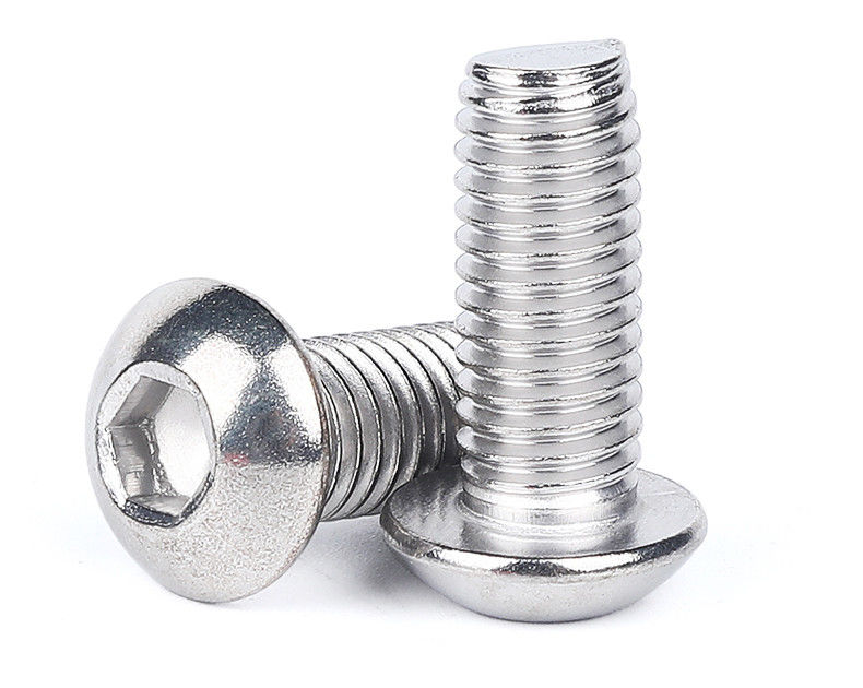 Flat Round Head Hexagon Machine Screw per il montaggio solare Servizio personalizzato Certificato ISO9001