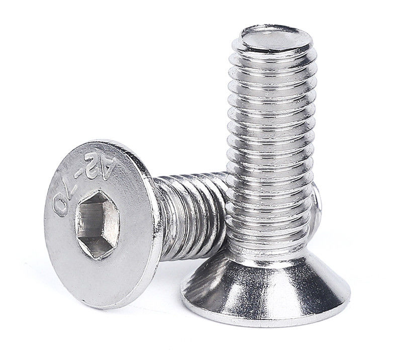 Flat Round Head Hexagon Machine Screw per il montaggio solare Servizio personalizzato Certificato ISO9001