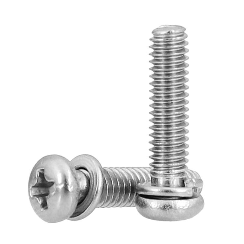 Trattamento superficiale del rivestimento in titanio lucidare la testa della padella a vite di combinazione incrinata per uso esteso GB9074.7