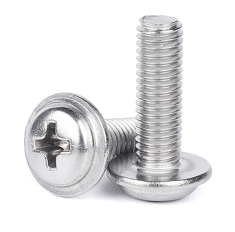 Trattamento superficiale del rivestimento in titanio lucidare la testa della padella a vite di combinazione incrinata per uso esteso GB9074.7