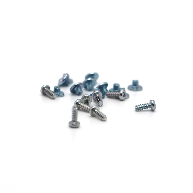 M0.5-M3 Acciaio di alluminio Microscrew di precisione, rivestimento di lucidatura Servizio personalizzato a basso prezzo