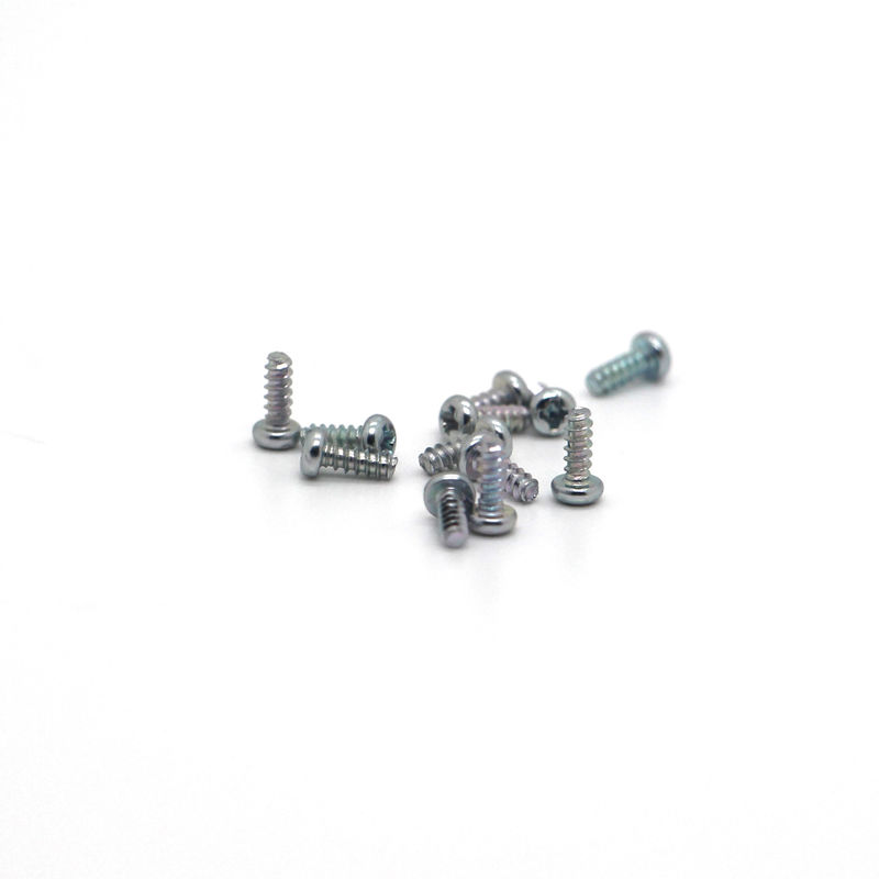 M0.5-M3 Acciaio di alluminio Microscrew di precisione, rivestimento di lucidatura Servizio personalizzato a basso prezzo