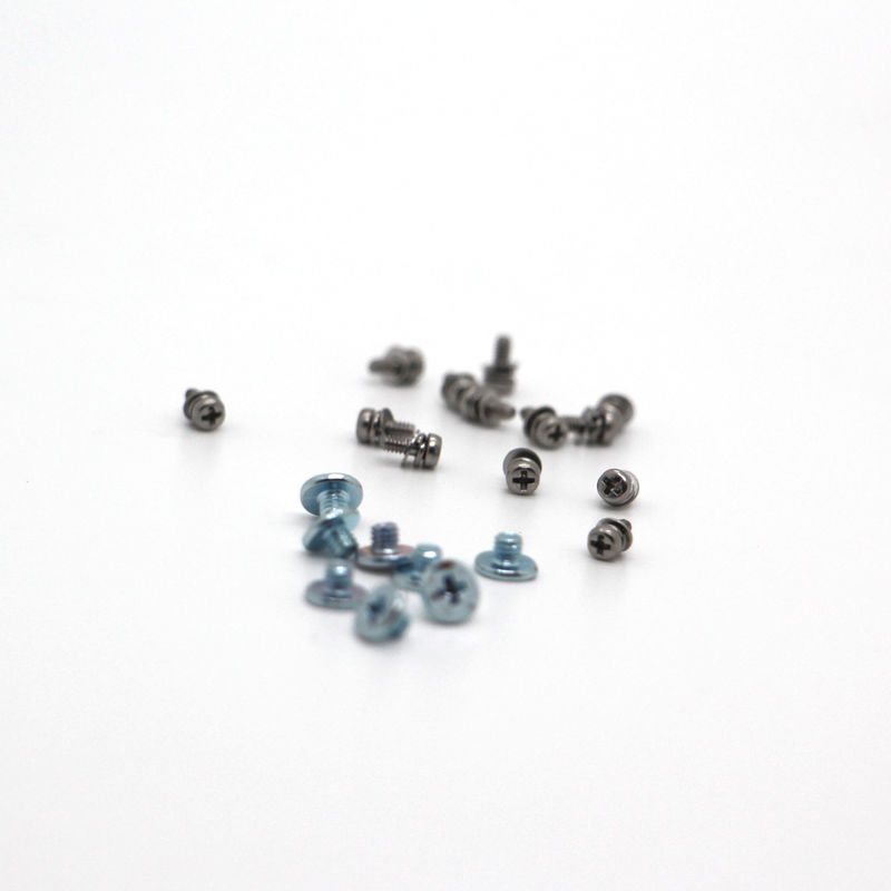 Precisione micro vite di alluminio acciaio nickel Placcato uso per macchinari medici Servizio personalizzato