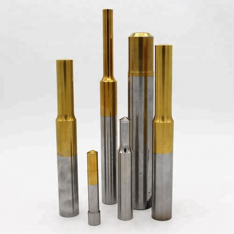 HSS M2, M35, M42 Punch Pin con punzione stampata